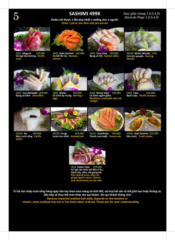 Sashimi 499